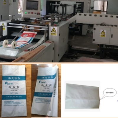 500-1200mm Uzunluk ve 70-150mm 'M' Kat Genişliği #380V Plastik Kağıt Tüp Yapma Makinesi ile Kraft Kağıt Torba Yapma Makinesi