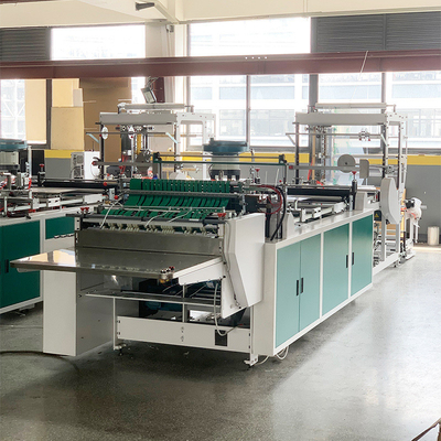 Otomatik Fermuarlı Çanta Yapma Makinesi 12kw Pe Buzlu Film Paketleme