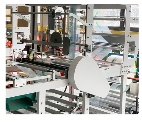 800mm Kağıt Alışveriş Çantası Yapma Makinesi Kaynak Tutkalı Ekspres Çanta Entegre