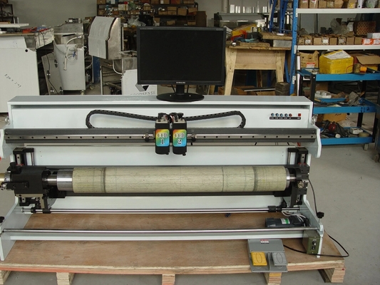 Silindir Plaka Baskı için Plaka Yapıştırma Montaj Flekso Makinesi 5000kg