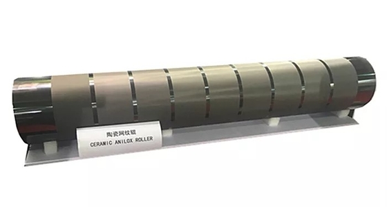 Ofset Yazıcı Seramik Anilox Rulo Fleksografik Gravür 3 Alıcılar