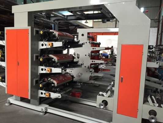 Polietilen Plastik Torba Baskı Makinesi PVC 600mm Küçük Yüksek Hızlı Film Baskı Presi