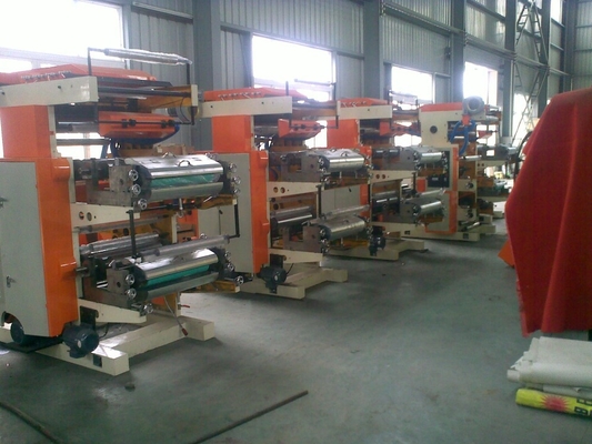 Polietilen Plastik Torba Baskı Makinesi PVC 600mm Küçük Yüksek Hızlı Film Baskı Presi