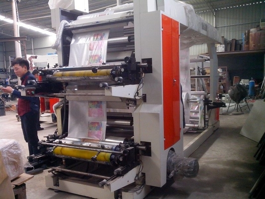 Polietilen Plastik Torba Baskı Makinesi PVC 600mm Küçük Yüksek Hızlı Film Baskı Presi
