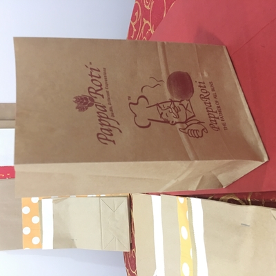 Lüks Baskılı Saplı Balmumu Kağıt Torba Mücevher Paketleme Yağlı