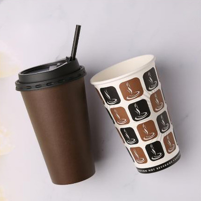 Otomatik Kraft Kağıt Bardak Makinesi 380g / M² 16OZ Yüksek Hızlı